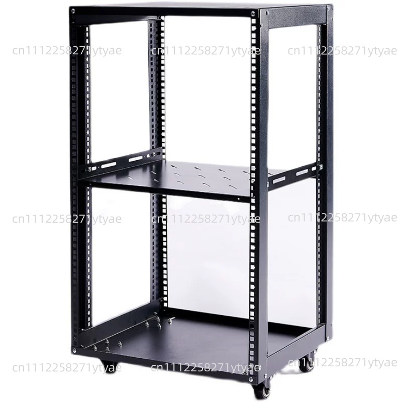 Server Rack Shelf - ตู้แร็คแบบเปิด 18U ขนาด 2 มม. พร้อมชั้นวางปรับระดับได้