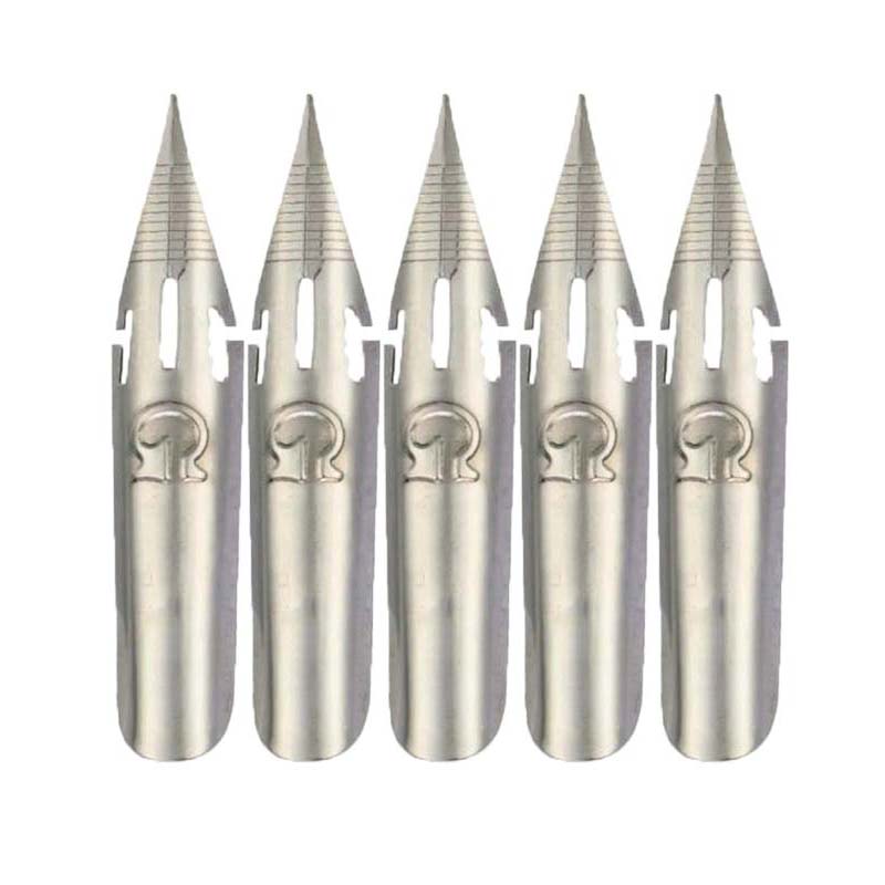 Office Tech Accessories - 5Pc G Nib สแตนเลสตัวอักษร Nib เครื่องมืออุปกรณ์เครื่องเขียนอุปกรณ์สำนักงานโรงเรียนการเขียนของขวัญ