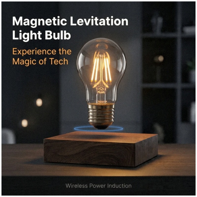 Office Productivity Tech - หลอดไฟ LED ลอยได้แม่เหล็กไร้สาย โคมไฟตั้งโต๊ะ สำหรับของขวัญสุดพิเศษ ไฟกลางคืน