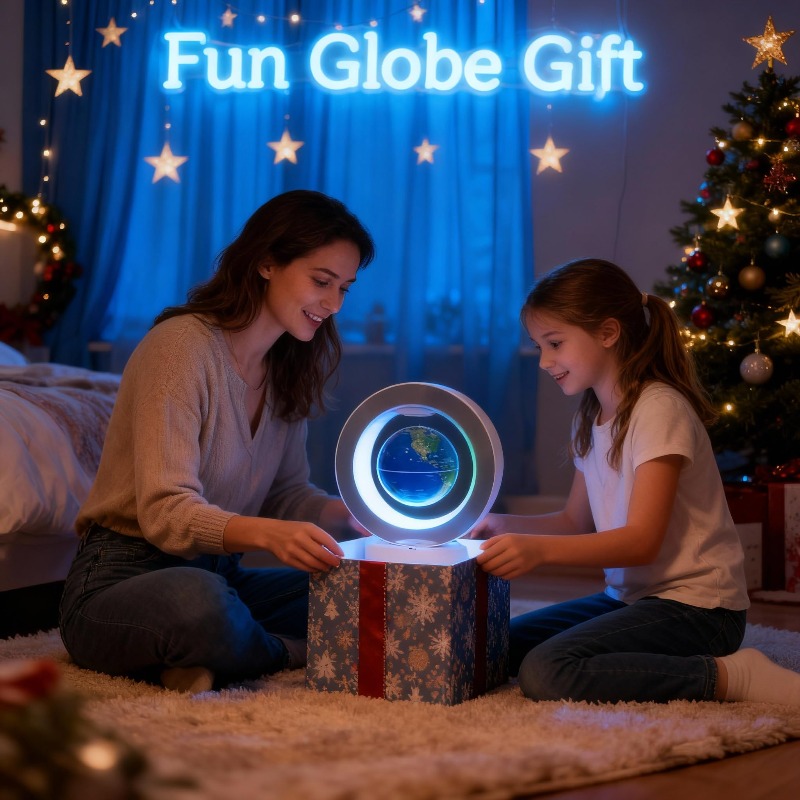 Office Tech Gifts For Men - ลำโพงบลูทูธทรงกลมลอยได้ โคมไฟลอยได้ ของตกแต่งบ้าน/ออฟฟิศ ของเล่นไฮเทคสุดเท่ ของขวัญสุดพิเศษสำหรับเด็ก ผู้ชาย