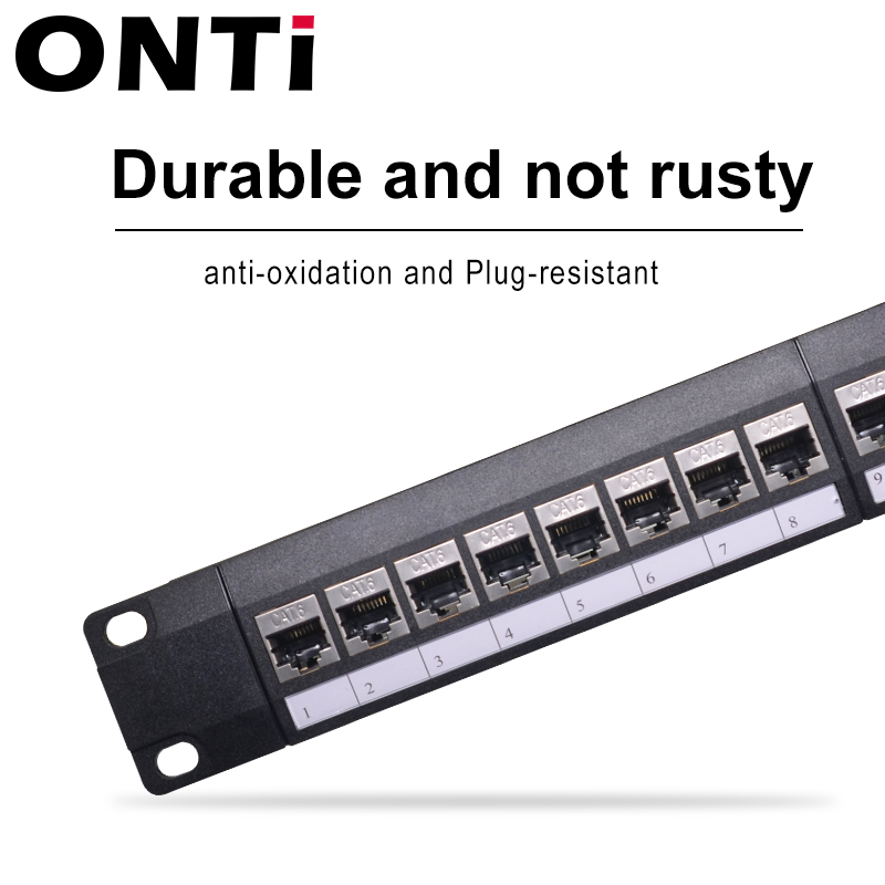 ONTi 19in 1U Rack 24พอร์ต CAT6 - Server Rack Shelf บทวิจารณ์และราคา