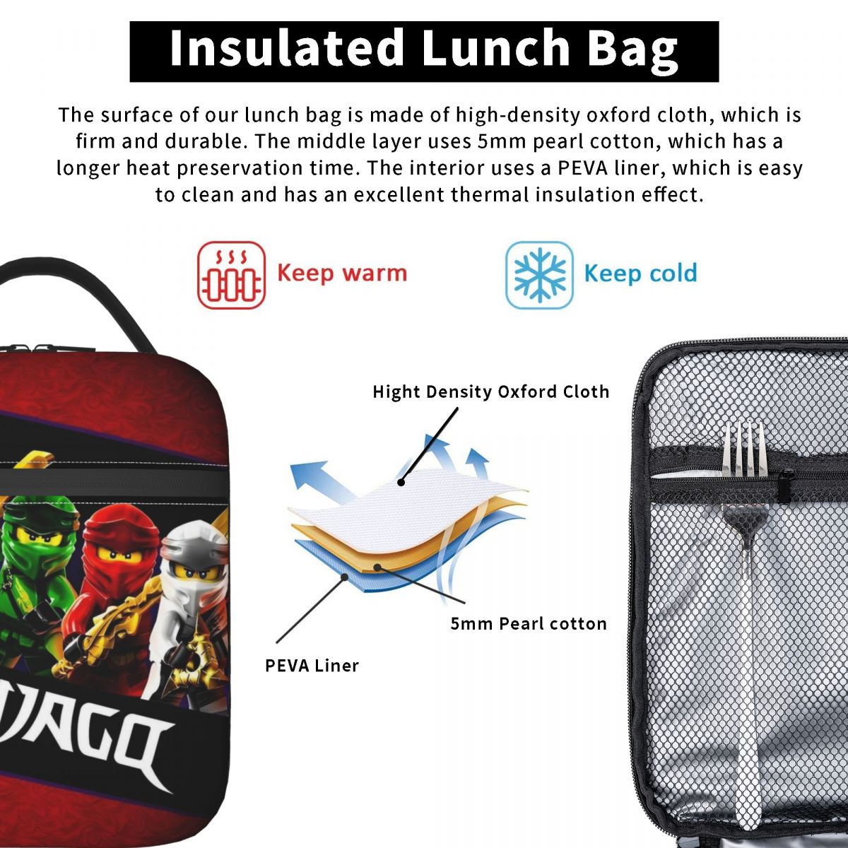 กระเป๋าใส่อาหารกลางวันแบบมีฉนว - Office Tech Accessories บทวิจารณ์และราคา