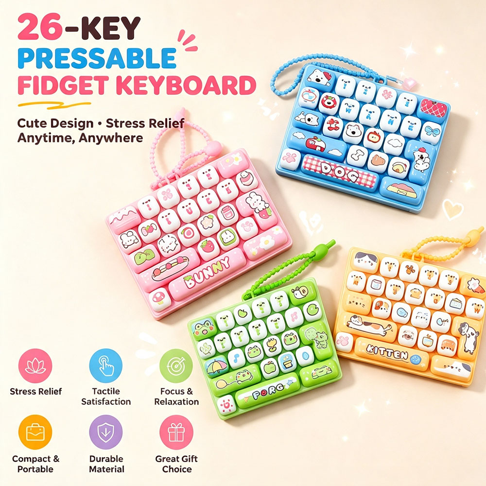 พวงกุญแจคีย์บอร์ดแบบกลไก 26 ปุ - Office Productivity Tech บทวิจารณ์และราคา