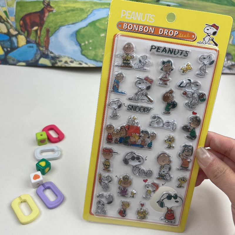 8 ชิ้นน่ารักสนูปปี้การ์ตูน 3D  - Office Tech Accessories บทวิจารณ์และราคา