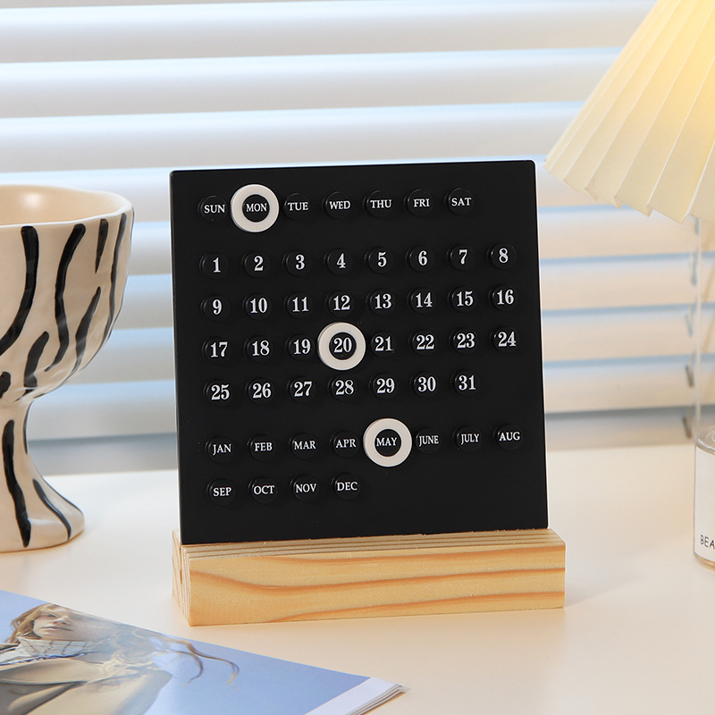 ฐานไม้อะคริลิทำมือ DIY ปฏิทินโ - Office Tech Gadgets บทวิจารณ์และราคา
