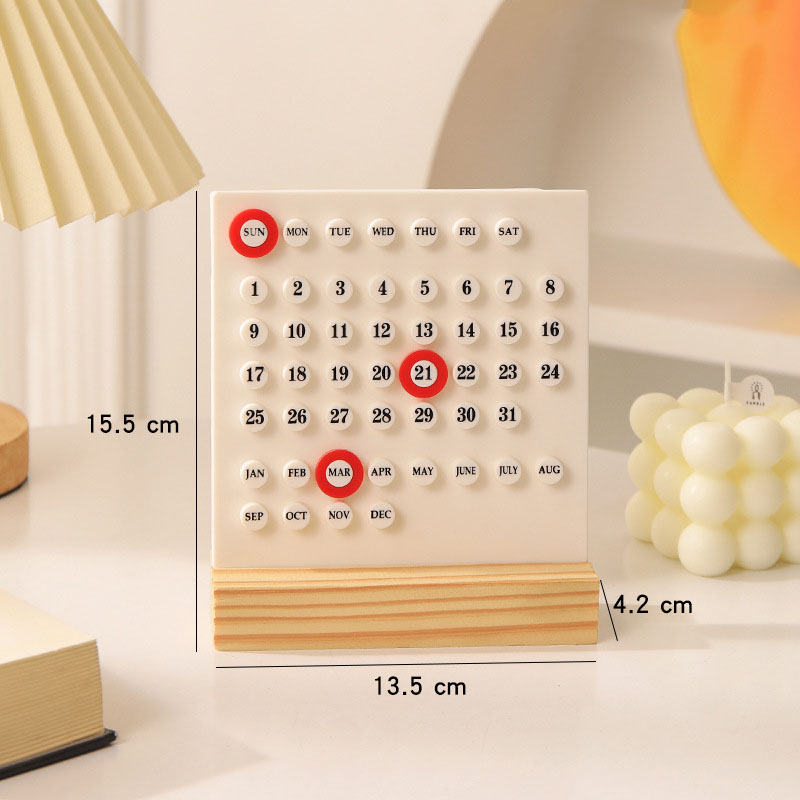 ฐานไม้อะคริลิทำมือ DIY ปฏิทินโ - Office Tech Gadgets บทวิจารณ์และราคา