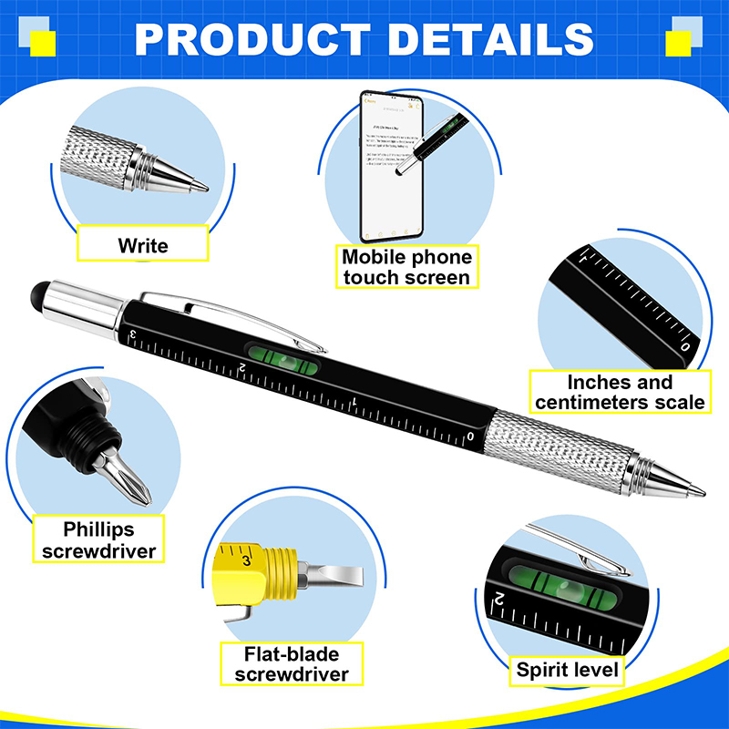 8 ชิ้น 6 in 1 Multitool ปากกาไ - Office Productivity Tech บทวิจารณ์และราคา