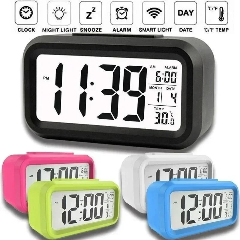 นาฬิกาปลุกดิจิตอล LED พร้อมไฟแ - Office Tech Gadgets บทวิจารณ์และราคา
